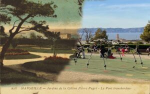 Photomontage jardin de la coline puget