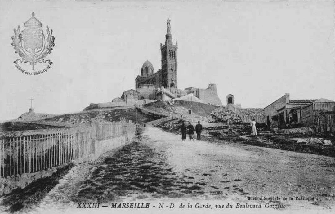 Carte postale de notre dame de la garde alias la bonne mère