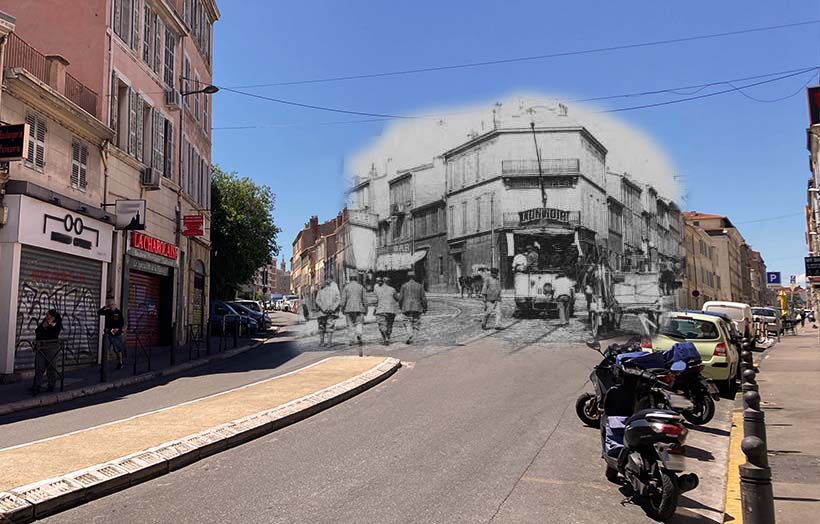 photomontage avenue de toulon par marseille avant apres