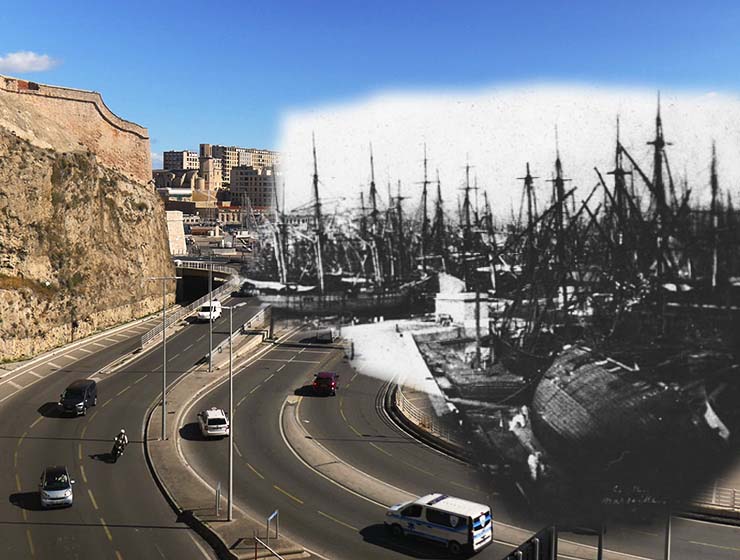 bassin de carénage marseille avant apres