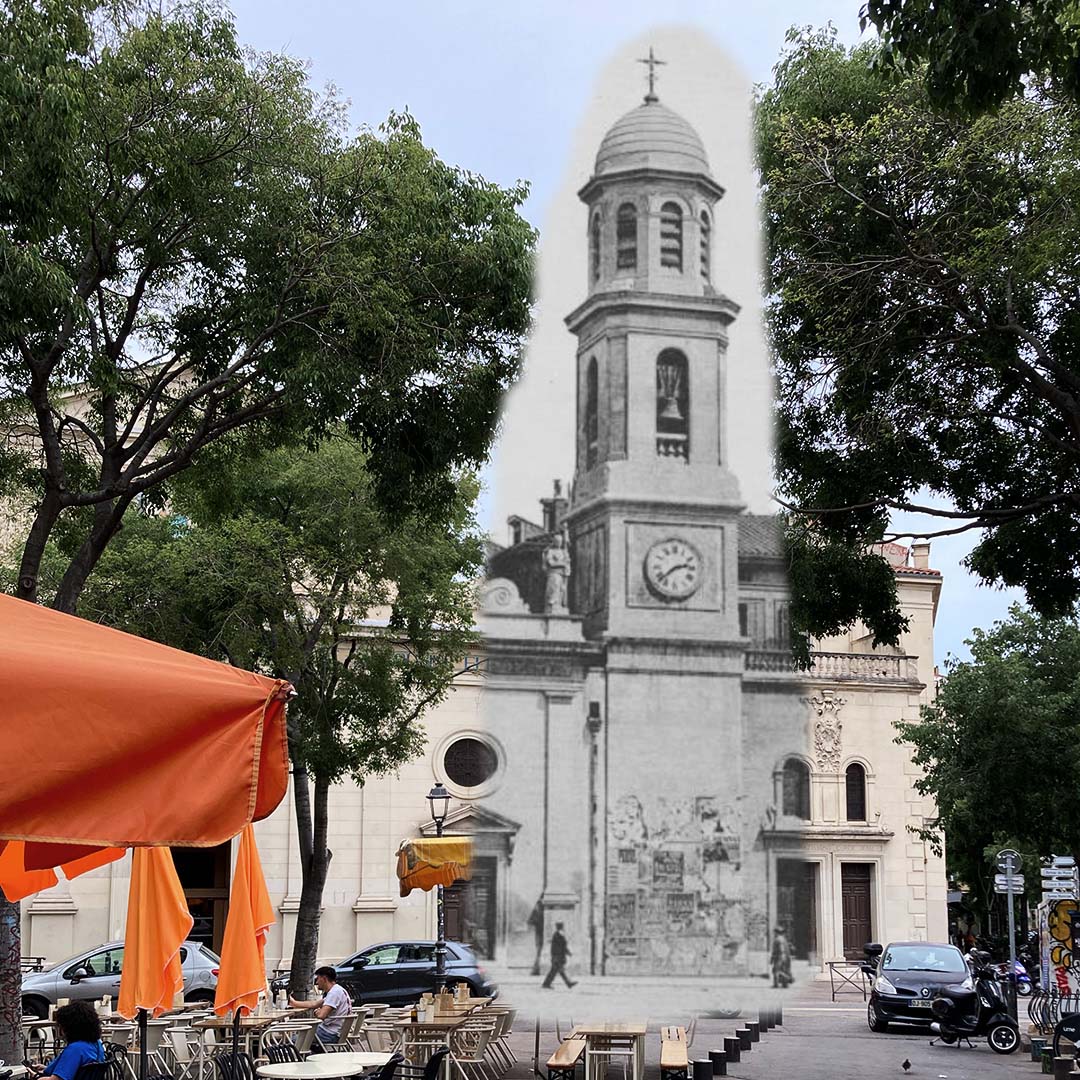 Eglise notre dame du mont marseille avant apres