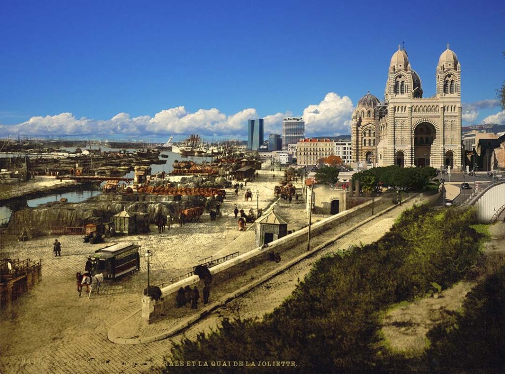 cathédrale de la major photomontage marseille avant apres