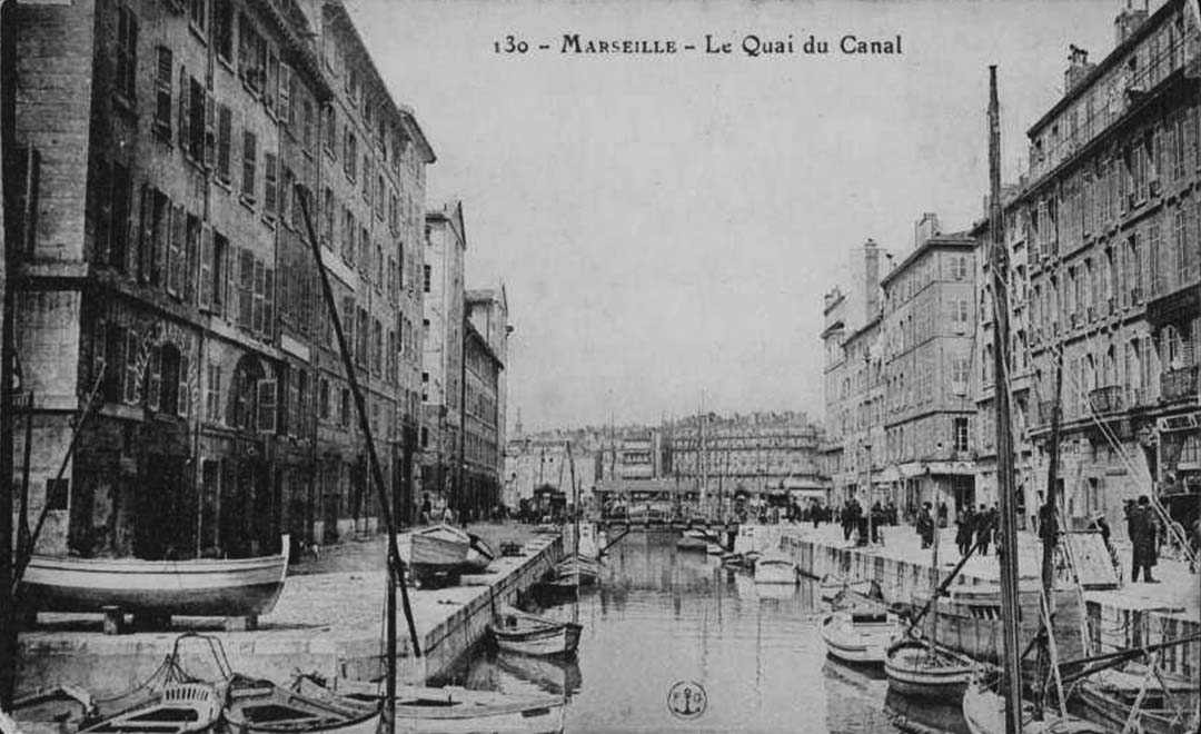 Quai du canal 2023 photomontage marseille avant apres vieux port