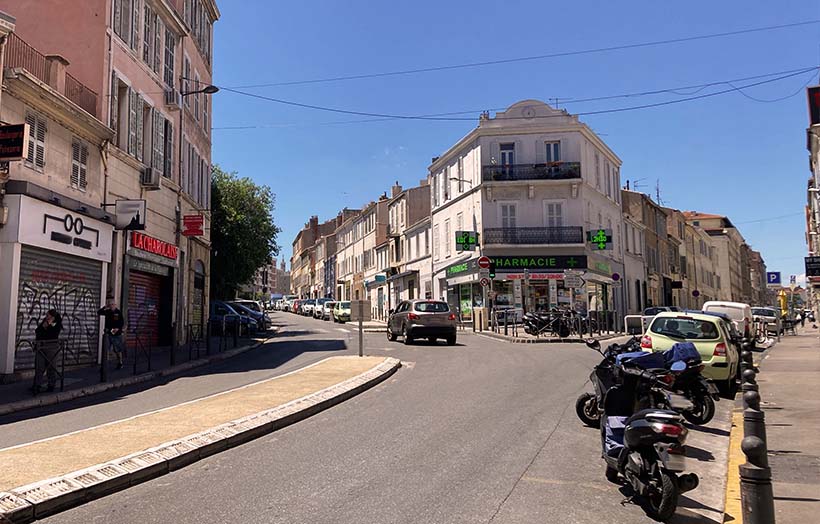 photomontage avenue de toulon par marseille avant apres