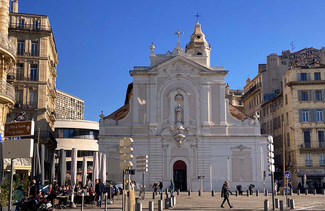 Eglise st ferreol des augustins église du vieux port marseille avant apres