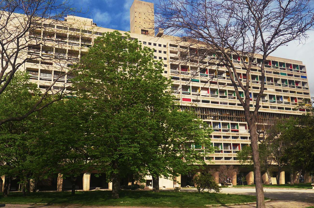 Le corbusier la cité radieuse marseille avant apres