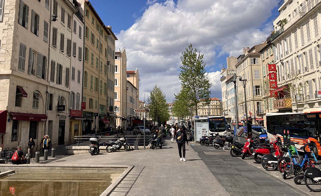 Quai du canal 2023 photomontage marseille avant apres vieux port