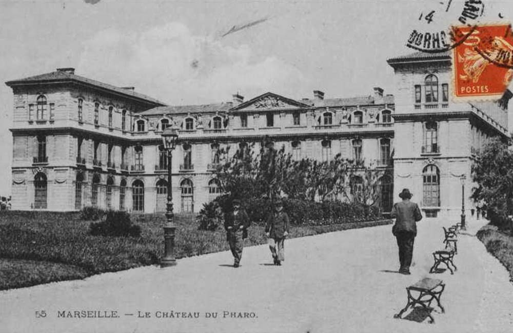 Palais du Pharo photomontage marseille avant apres parc du pharo