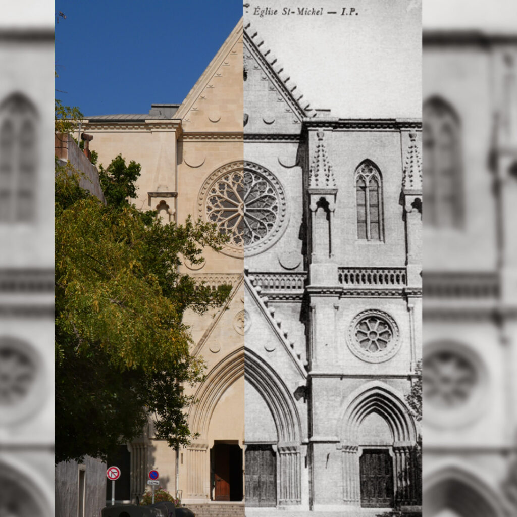 Église Saint Michel début XXe marseille camas archives carte postale ancienne histoire de marseille